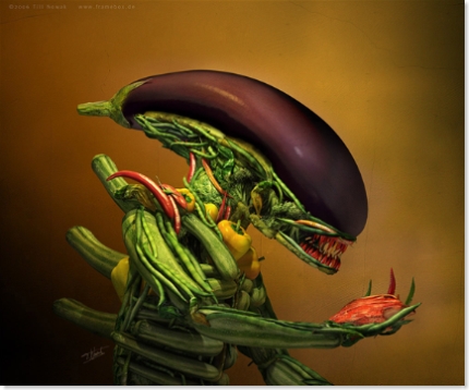 Alien Salad par Till Nowak