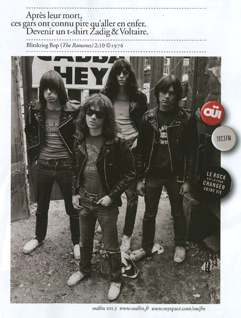 Ouï FM - Ramones vs Zadig & Voltaire
