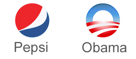 Logos Pepsi Obama Comparatif Logos Pepsi Obama Comparatif